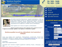 Tablet Screenshot of meduzaingatlan.hu